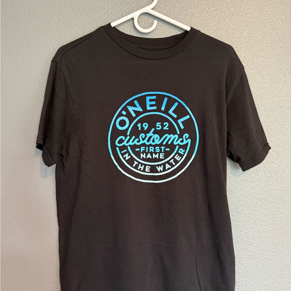 O'Neill Men's Black and Blue Graphic Tee